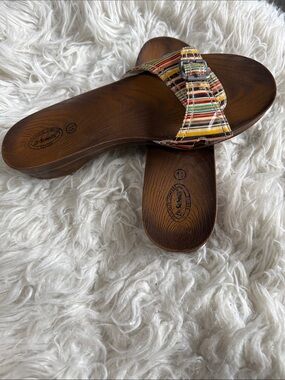 Dr Scholl’s  Striped Vintage Sandals 11